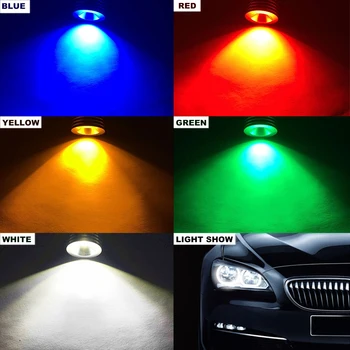 ANMINGPU 2x 5W LED Angel Eyes Marker Luči za BMW E39 E53 E60 E61 E63 E65 E87 X3 X5 X7 LED Angel Eyes Žarnica brez Napak