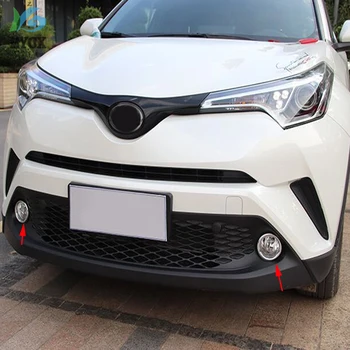 Chrome prednji meglenki meglo lučka za kritje trim Za Toyota C-HR CHR 2016 2017 2018 avto zunanja oprema