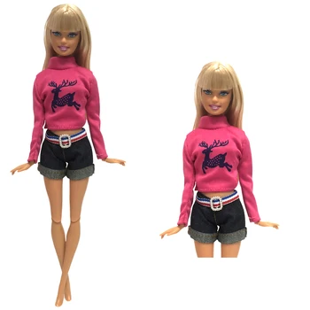 NK 2020 5 Kos/Set Mix Lutka Žlahtno Obleko Lepo Ročno Stranka Oblačila Top Moda Obleko Za Barbie Lutka Dekleta Darilo 034A