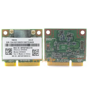 Dual band 2,4 G/5 G Atheros AR5B22 AR9462 WI-FI brezžični 300Mbps half Mini PCIE WiFi + BT 4.0 Bluetooth COMBO 4.0 Lan mrežno kartico