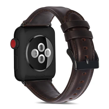 Usnje Zamenjava Watchbands Pasu Trak Za Apple Watch 4 44 mm , VIOTOO Zapestnica Moški Usnje Watch Band za iwatch