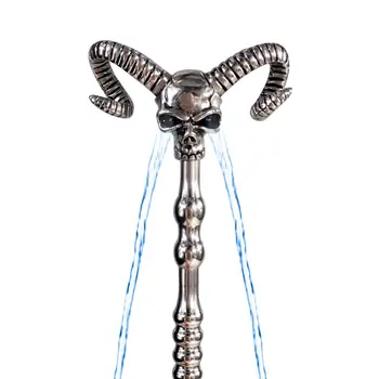 140mm Novi posebni design votle Lobanje glavo voda, ki teče kovinski penis plug palico kateter sečnice zvok dilators moškega spola igrače