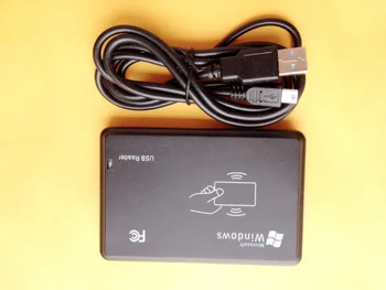 USB Dvojno Frekvenco (RFID Kartic Senzor Bližine 125khz 13.56 mhz Pametne Kartice Bralec za Nadzor Dostopa