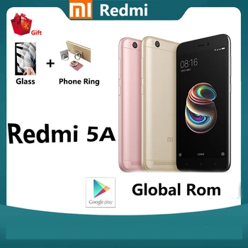 Xiaomi Redmi 5A / 6A/ 6 googleplay mobilephone Snapdragon 425 13.0 MP kamera zadaj pametni telefon uporablja