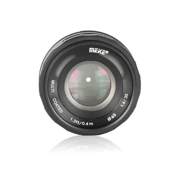 Meike 35mm f1.4 Velike Zaslonke, Ročno Ostrenje objektiva za Panasonic Olympus M4/3 /za Fuji X-mount EM10 EM5 EM1 EP5 EPL3 z APS-C