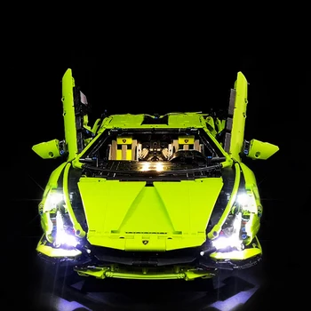 LED Osvetlitev Komplet Za Lamborghini SIAN FKP37 42115 (LED Vključeni Le, Št Kit) Za Otroke, Izobraževalne Igrače Darilo-Klasična Različica