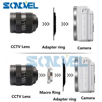 FUJIAN 35mm F1.7 CCTV TV Film objektiv+C Mount+Makro obroček za Sony E Mount Nex-5T Nex-F3 Nex-6 Nex-7 Nex-5R A6300 A6100 A6500 A5100