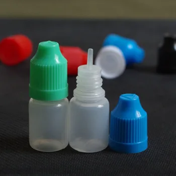 Brezplačna Dostava 50pcs Mehko PE Plastične Stekleničke s Kapalko Childproof Skp za E Tekočine 5ml Prazno Steklenico