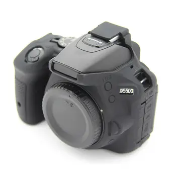 Mehke Silikonske Fotoaparat Telo Pokrivajo Primeru Stanovanj Vrečko Protector Za Nikon D5500 D5600
