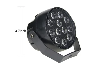 36W UV LED Stopnji Svetlobe, Zvoka Aktivno 12 Led Auto DMX Ultravijolično Strobe Par Črni Luči Za luč Disco DJ Projektor Stranka