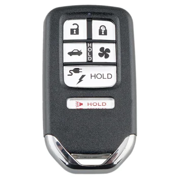 433Mhz FSK 6 Gumbe Smart Avto brez ključa za Daljinsko Ključni Fob Replaement z ID47 Čip KR5V2X Primerni za Honda Jasnost 2018 Avto Vozil