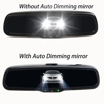 HaiSunny Jasno ogledalo samodejna zatemnitev notranje vzvratno ogledalo elektronsko podporo Honda, Mazda Subaru VW BMW, Toyota, Ford