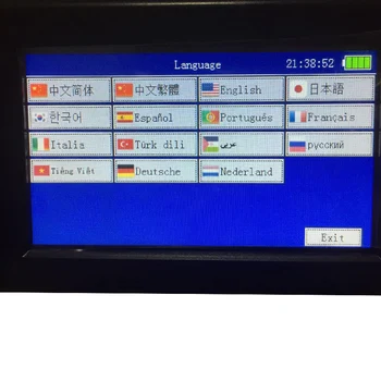 15 jezikih 12,7 mm Spremenljivke slika slika QR kodo, serijsko številko prenosni ročno jet ročni termalni inkjet tiskalnik