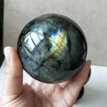1 kos pedra energia Naravni pesado flash labradorite cristal labradorite gemstone cura reiki esfera de cristal como prisoten