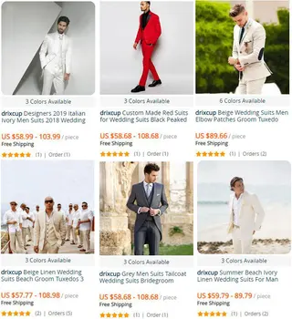 Italijanski Vintage Bela Tailcoat Vezenje Moške Obleke za Poročne Obleke Slim Jopič Dolgo Jakno, Hlače, Telovnik Ženina Tuxedos Kostum