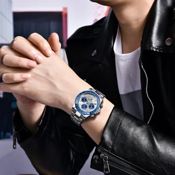 Novi PAGANI DESIGN Moške ure blagovne znamke Luksuzno ročno uro samodejni watch datum moških quartz Kronograf watch Relogio Masculino 2020