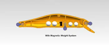 BassLegend - Ribolov Opustitvi Orbito Pisanec Jerkbait Magnetni Sistem Dolgo Litega Bas Ščuka Postrvi Lure 80SP 80mm/za 8,5 g