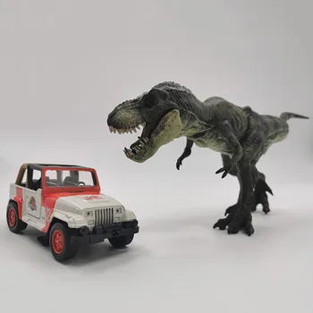 1/43 Obsega Zlitine Kovin, Diecast Vozila Jurassic Jeep Parkov SUV Auto Avto Model Igrače Za Otroke, Otroci Darila, Zbiranje Zaslon