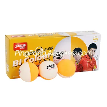 DHS DVOKOMPONENTNO Barvo / Dvojni Barvni Namizni Tenis Žogo ABS Plastike Original DHS Ping Pong Žogice