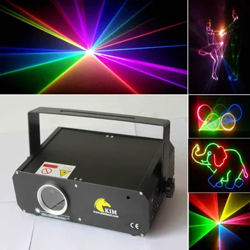 Mini 1W 2D/3D RGB z SD Kartice (635nm) laserski žarek in animacija za disco/dj/stopnja/ktv/pub razsvetljavo