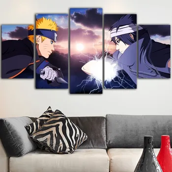 5 Kosov Platno Slikarstvo Vroče Anime Naruto Plakatov In Fotografij Tableau Zidana Plakat Anime Tableau Soba Dekor
