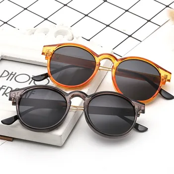 NYWOOH Retro Okrogla sončna Očala Moški Ženske za Luksuzne blagovne Znamke Oblikovalec Krog Vintage sončna Očala Odtenki Očala UV400