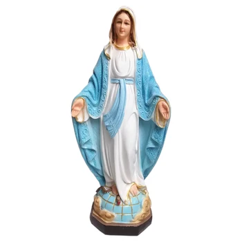 Smole Namizni Kip Dekorativne Figurice Slika marije Lurdu Devica Marija Kip Katoliška Kiparstvo Višina 30 cm