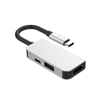 3-v-1 4-v-1 5-v-1 6-v-1 7-v-1 8-v-1 USB-C Hub Hitro Polnjenje Prenos Podatkov USB C Multiport Tok svetlobe kompakten USB Hub