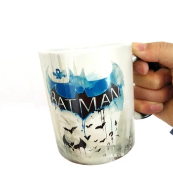 Transhome Batman Barva Spreminja, Vrč Ustvarjalne Keramični Vrč Za Kavo, Čaj, Mleko Pokal Batman Vrč Z Težav Poiščete Smešno Skodelice In Skodelice