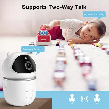 Tuya WiFi Kamera 1080P Doma Notranjo Video nadzor, Baby Monitor Smartlife CCTV Kamero z Glasovnim upravljanjem Zaznavanje Gibanja