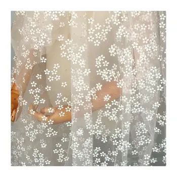 Tiskani slive tkanine cvetlični čipke svilene tkanine očesa DIY ročno otroška oblačila krilo zavese prtom dekorativne tkanine