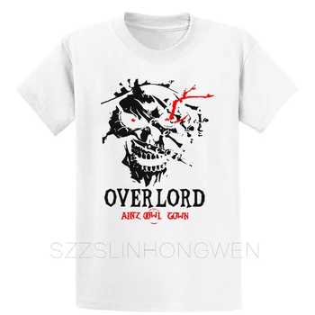 Overlords Grafični Skul Ainz Ooal Obleke T Shirt Formalno Bombaž Pomlad Osebno v Velikosti S-5XL Proti Gubam Kawaii Humor Majica