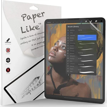 Papir Kot Zaščitnik Zaslon Film Mat PET Slikarstvo Pisanje Za iPad 2018 9.7 Zraka 2 3 4 10.5 2020 Pro 11 10.2 7. Gen Mini 4 5
