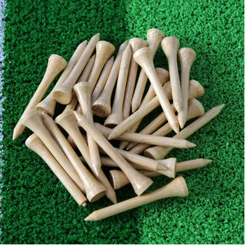 New Vroče Prodaje bambusa golf tee 54 mm 100 kozarcev/paket Golf Tees,