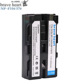 Pogumno srce 10x baterije NP-F550 NP-F570 f550 f530 baterija Za Sony CCD-SC55 CCD-TRV81 DCR-TRV210 MVC-FD81 DSC-D700 Hi-8
