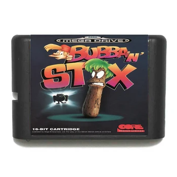 Bubba In Stix 16 bit MD Igra Kartice Za Sega Mega Drive Za Genesis