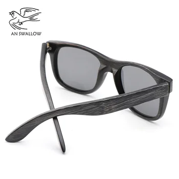Nov trend retro Polarizirana sončna Očala, bambus, les, sončna očala za moške vožnjo sončna Očala anti-ultravijolično očala TAC objektiv UV400