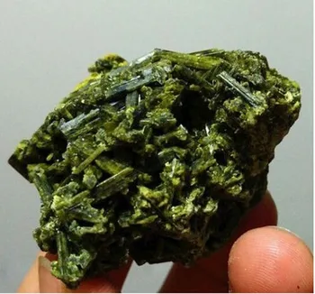 Naravni Zeleni Turmalin Kristalov Grobo Kamen Gruče Vzorcu Crystal Rock Kamni Redkih Gemstone Prvotni Vzorec Mineralnih