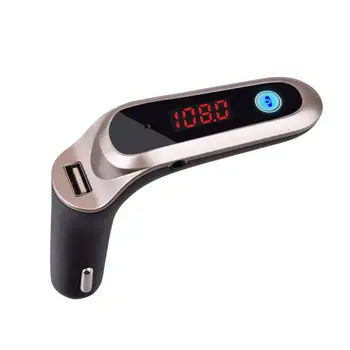 1PCS LCD Bluetooth Avtomobilski Cigaretni Vžigalnik MP3, FM Oddajnik USB Polnilnik, Prostoročno Fe23