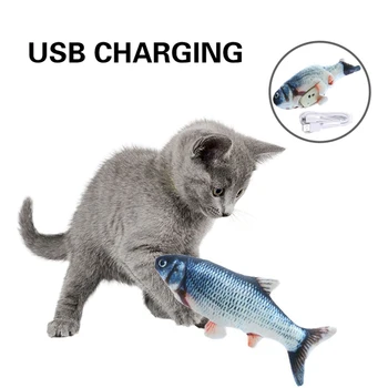 Hišnih mačk igrače, električni USB polnilne mačke igrače za pse in mačke, za žvečenje in igrajo grize oskrbe hišnih mačk igrača 30 CM