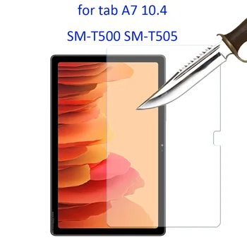 2PCS Kaljeno Steklo Film Za Samsung Galaxy Tab A7 SM-T500 SM-T505 Screen Protector za Zavihek A7 SM-T500 10.4 Tablet Stekla Straža
