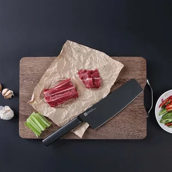 Original 2Pcs Xiaomi Huohou Kuhinjski Noži Nož iz Nerjavečega Jekla Noži Kuhar Set 7 Palčni Materiala 50Cr15MoV HRC 55 za Družino