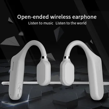 Kostno Prevodnost Slušalke Bluetooth 5.0 Brezžični Ne V Uho Slušalke IPX6 Nepremočljiva Šport Lahke Slušalke za Ušesa Kavelj za Slušalke