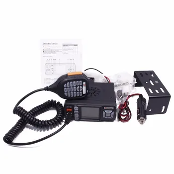 Baojie BJ-318 mini mobilni Radio bj318 walkie talkie 20km dolgo območju vhf, uhf dual band Ročni PG Ham Radio avtomobilov interkom