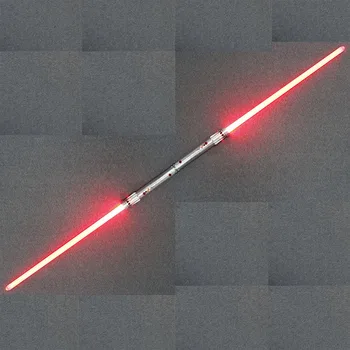 Ena Lightsaber Rdeče Svetlobe, Cosplay Sile Sith Lk Lightsaber Polnjenje prek kabla USB Zvočni Učinek Za Kovinski Ročaj Meča Igrače Darilo
