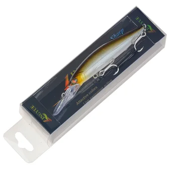LINGYUE Kakovosti Crankbait Wobbler Fishing Lure 15 g 125 mm Volfram Magnetni Sistem, ki Plava Pisanec Ščuka Vabe 6# Kavelj Spoprijeti