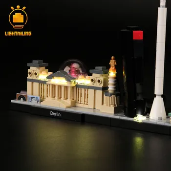 LIGHTAILING LED Luči Komplet Za Arhitekturo Berlin Razsvetljave, Komplet Združljiv Z 21027 (NE Vključuje Model)