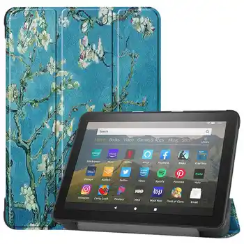 PU Usnjena torbica Za Amazon Ogenj HD8 Plus 2020 8.0 Magnetni Tablet Funda Capa Kritje za Fire HD 8 Plus 2020 primeru +film+pen