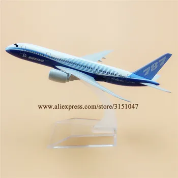 Zlitine Kovin Prototip Zraka Boeing 787 B787 Airlines Letalo Model Letalo Model Stojalo Zrakoplova Otroci Darila 16 cm