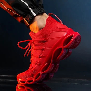 Novi Čevlji Rezilo Oblazinjenje Superge za Moške Dihanje Športni Čevlji na Prostem Atletske Usposabljanje Hoja Superge
